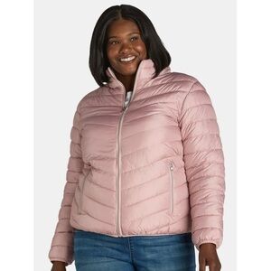 Big Chill Women's and Women’s Plus Packable Puffer Jacket